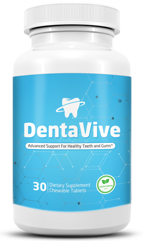 DentaVive bottle - natural probiotic support for strong teeth and healthy gums